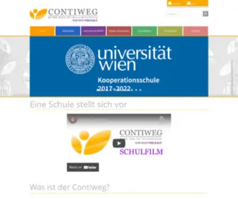 Contiweg.at(Eine Schule stellt sich vor) Screenshot