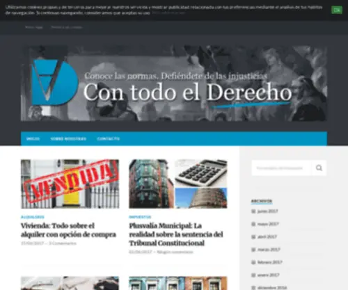 Contodoelderecho.com(Con todo el Derecho) Screenshot