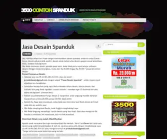 Contohspanduk.com(3500 Contoh Spanduk) Screenshot