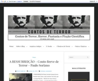 Contosdeterror.site(Contosdeterror site) Screenshot