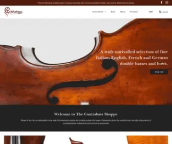 Contrabass.co.uk(Double Bass Specialists) Screenshot