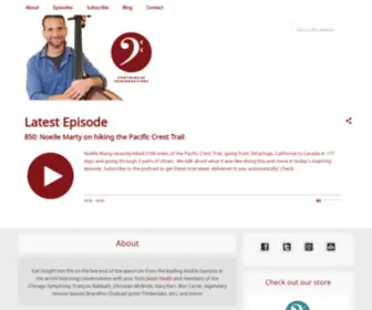 Contrabassconversations.com(Double bass podcast) Screenshot