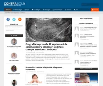 Contraboli.ro(Portia zilnica de medicina) Screenshot