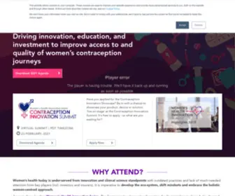 Contraceptioninnovation.com(Women's Health Innovation Series) Screenshot