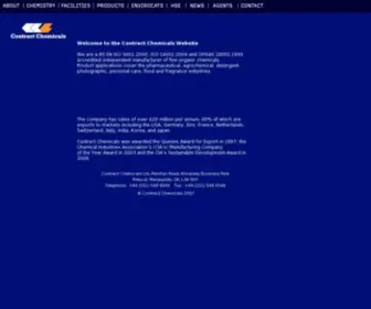Contract-Chemicals.com(Contract Chemicals Ltd) Screenshot