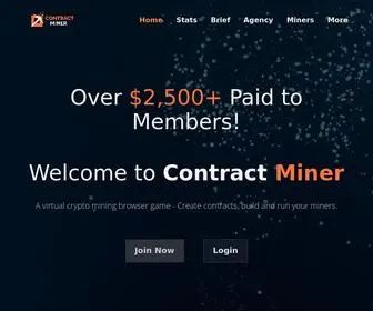 Contract-Miner.com(Contract Miner) Screenshot