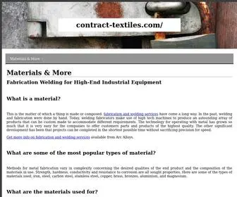 Contract-Textiles.com(Aesthetic training) Screenshot