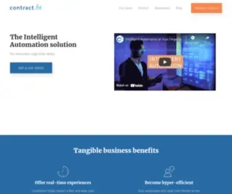 Contract.fit(Intelligent Automation for every day cognitive tasks) Screenshot