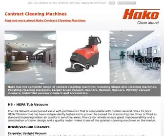 Contractcleaningmachines.co.uk(Contract cleaning machines from Hako) Screenshot