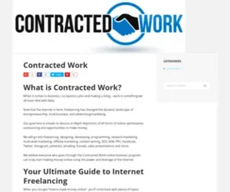 Contractedwork.com(Contracted Work) Screenshot