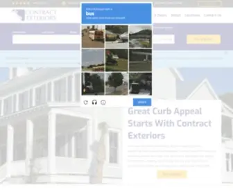 Contractexteriors.com(Contract Exteriors) Screenshot