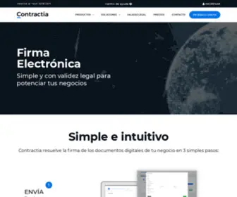 Contractia.com.ar(Digital, legal y seguro) Screenshot