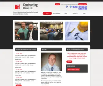 Contractingclasses.com(Moodle) Screenshot