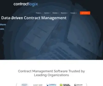 Contractlogix.com(Contract Management Software Data) Screenshot