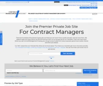 Contractmanagementcrossing.com(Contract Management Jobs) Screenshot