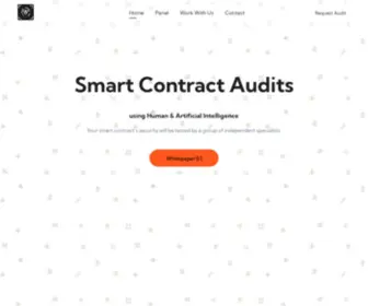 Contracto.org(Smart Contract Audits by) Screenshot