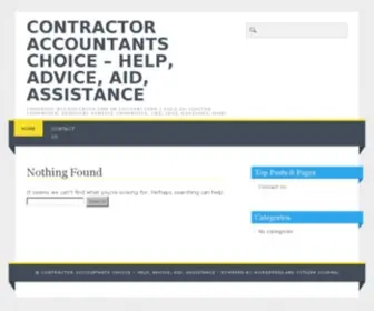 Contractoraccountants.eu(Contractor Accountants for UK Contractors) Screenshot