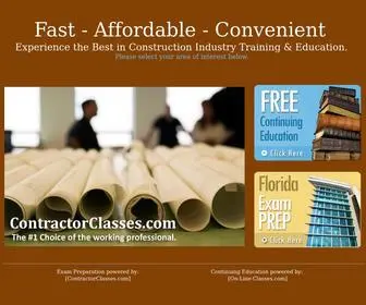 Contractorclasses.com(Florida Contractor Exam) Screenshot