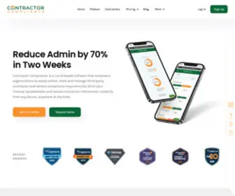 Contractorcompliance.io(Contractor Management Software) Screenshot