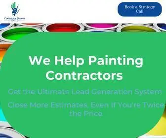 Contractorgrowthstrategy.com(Sales training and lead generation for painting contractors at the best affordable price. Sell More) Screenshot