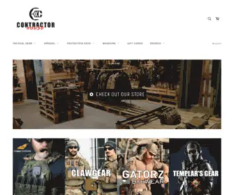 Contractorhouse.net(Contractor House Tactical Military and Airsoft gear) Screenshot