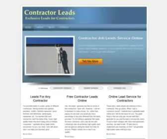 Contractorleadshq.com(Contractor Leads) Screenshot