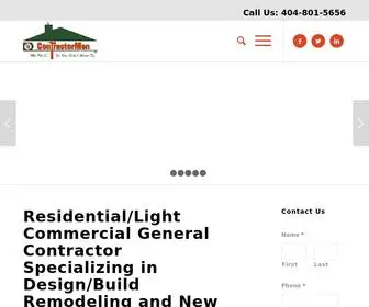 Contractormen.com(Residential/Light Commercial General Contractor Specializing in Design/Build Remodeling and New Construction) Screenshot