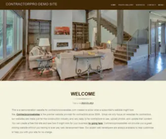 Contractorprodemo.com(ContractorPro Demo) Screenshot