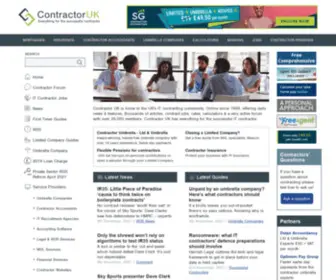 Contractoruk.co.uk(Contractor UK) Screenshot