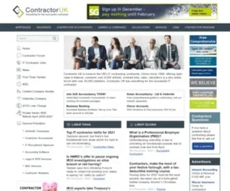 Contractoruk.com(Contractor UK) Screenshot