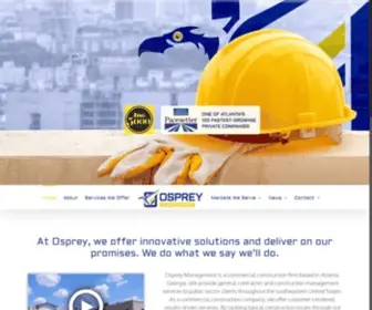 Contractosprey.com(Osprey Management) Screenshot