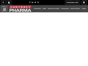 Contractpharma.com(Pharmaceutical and Biopharmaceutical Contract Servicing & Outsourcing) Screenshot