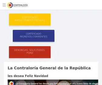 Contraloria.gov.co(Contraloría General de la República) Screenshot