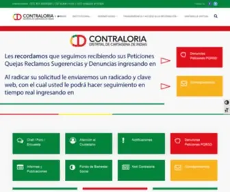 Contraloriadecartagena.gov.co(Contraloria de Cartagena) Screenshot