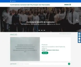 Contraloriamanizales.gov.co(Contraloria General del Municipio de Manizales) Screenshot