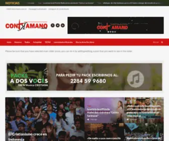 Contramano.com.ar(Contramano l Noticias y recursos sobre el mundo Cristiano) Screenshot