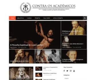 Contraosacademicos.com.br(Contra os Acadêmicos) Screenshot