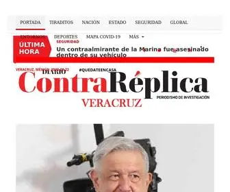 Contrareplicaveracruz.com(ContraRéplica) Screenshot