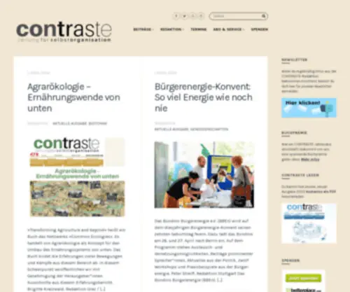 Contraste.org(Zeitungfürselbstorganisation) Screenshot