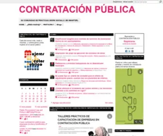 Contratacionpublicacp.com(CONTRATACIÓN PÚBLICA) Screenshot