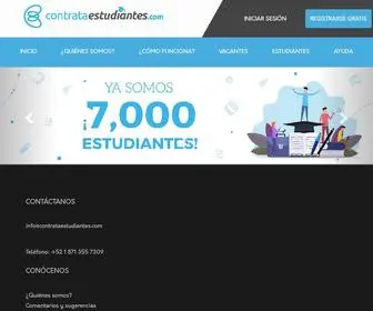 Contrataestudiantes.com(Contrato) Screenshot