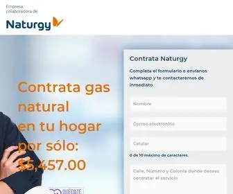 Contratagasnatural.com(Gas Natural) Screenshot