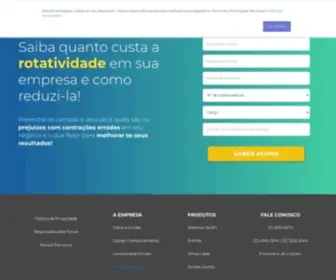 Contratarerradocustacaro.com.br(Calculadora de Rotatividade) Screenshot