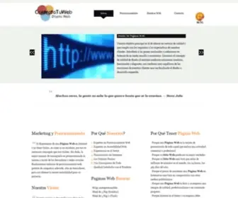 Contratatuweb.es(Empresa líder en el diseño de paginas web baratas y posicionamiento web) Screenshot