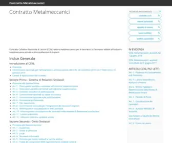 Contrattometalmeccanici.it(Contratto Metalmeccanici) Screenshot