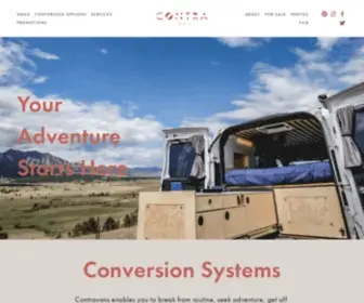 Contravans.com(Custom Campervan Conversions) Screenshot