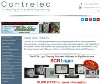 Contrelec.co.uk(Ross Hill Controls and Hill Graham Controls SCR Systems Engineers) Screenshot