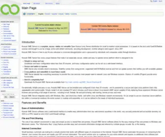 Contribs.org(SME Server) Screenshot