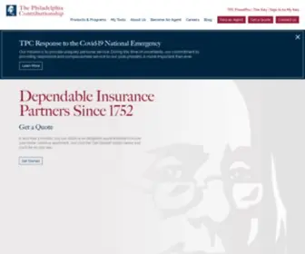 Contributionship.com(The Philadelphia Contributionship) Screenshot