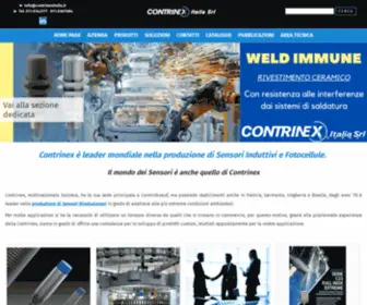 Contrinexitalia.com(Sensori Induttivi e Fotocellule) Screenshot